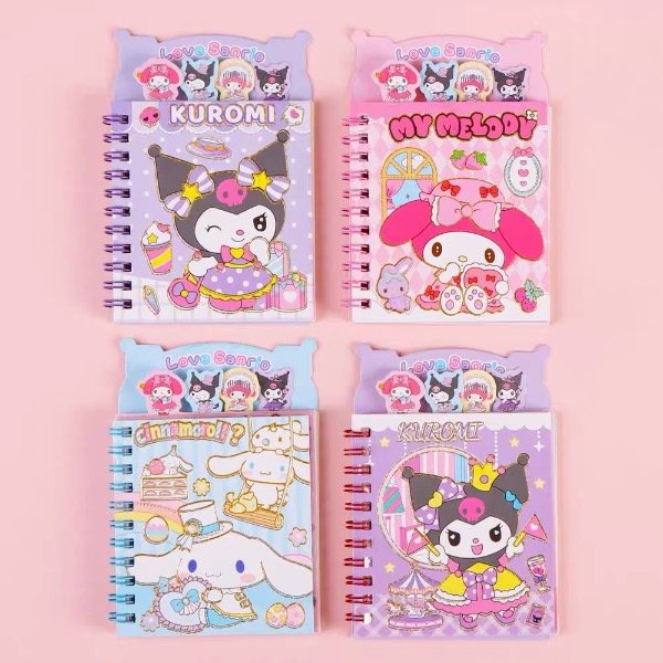 Producto - Libreta notes + stickers Sanrio x24