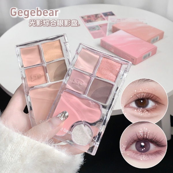 Producto - Paleta de sombras con iluminador y rubor Gege Bear