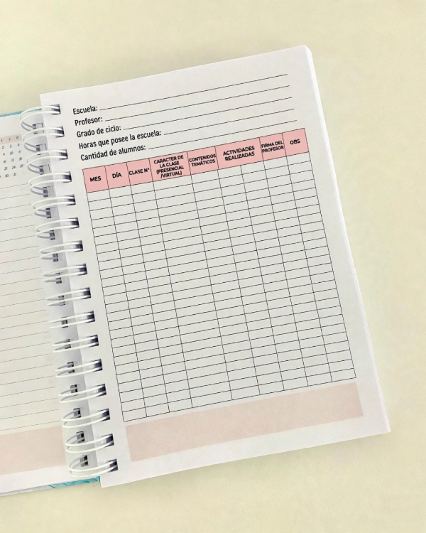 Producto - Agenda docente 2027 - 7