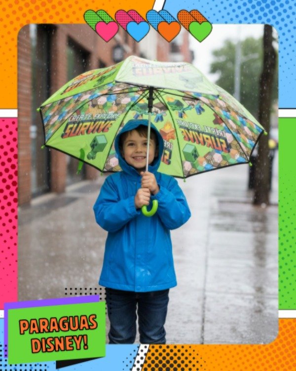 Producto - Paraguas Minecraft