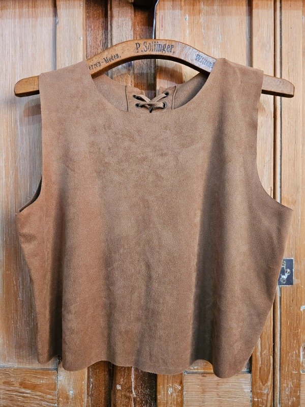 Producto - Chaleco Bendito Pie Gamuza t.S