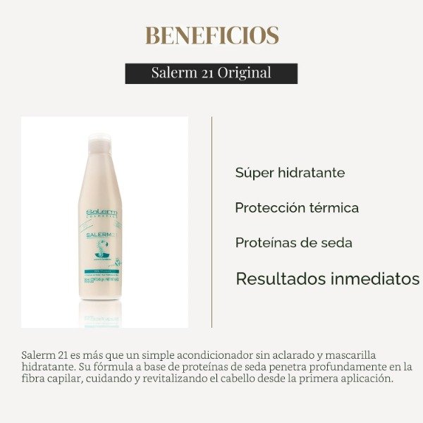 Producto - SALERM - Acondicionador Instantáneo de Cabello 21 250ml - 2