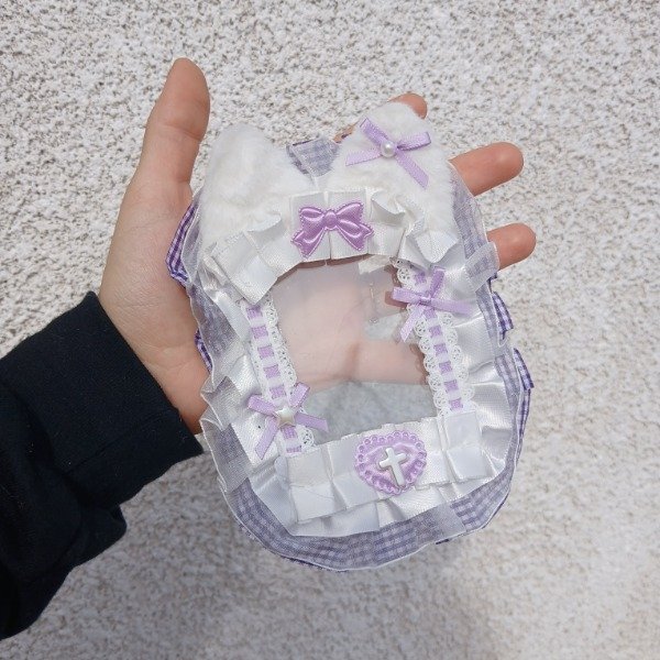 Producto - Holder broderi violeta