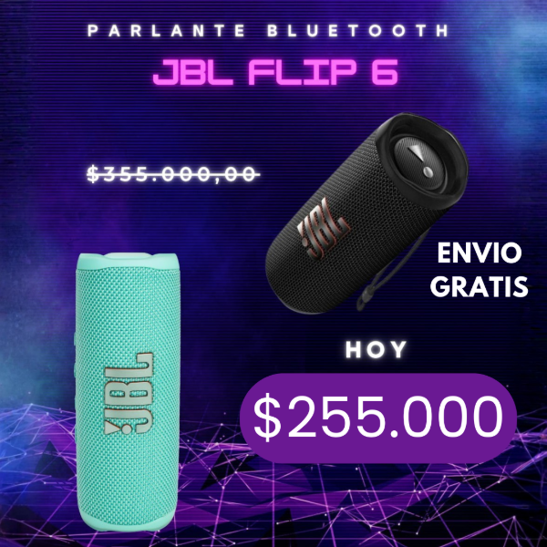 Producto - [CYBER MONDAY] PARLANTE BLUETOOTH JBL FLIP 6