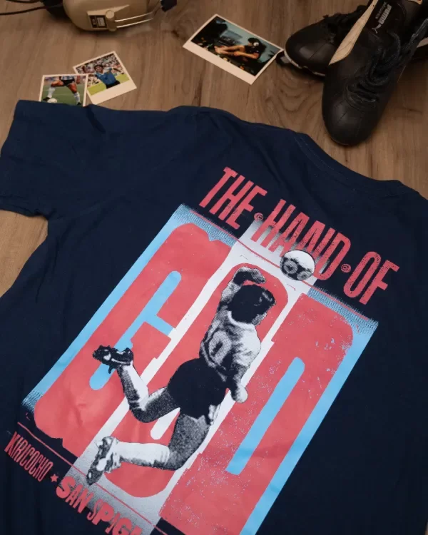 Producto - REMERA THE HAND OF GOD X SAN SPIGA AZUL - 4