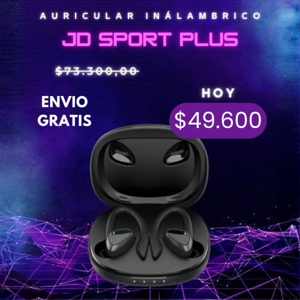 Producto - [CYBER MONDAY] AURICULARES INALAMBRICOS JD SPORT PLUS