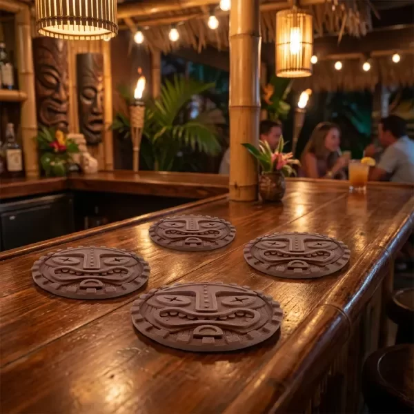 Producto - POSAVASOS TIKI Pack de 4 unidades