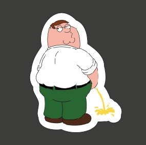 Producto - Peter Griffin, haciendo pis 196