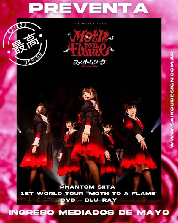 Producto - [PREVENTA] Phamtom Siita 1ST WORLD TOUR "Moth to a flame" Blu-ray DVD(Pago Seña)