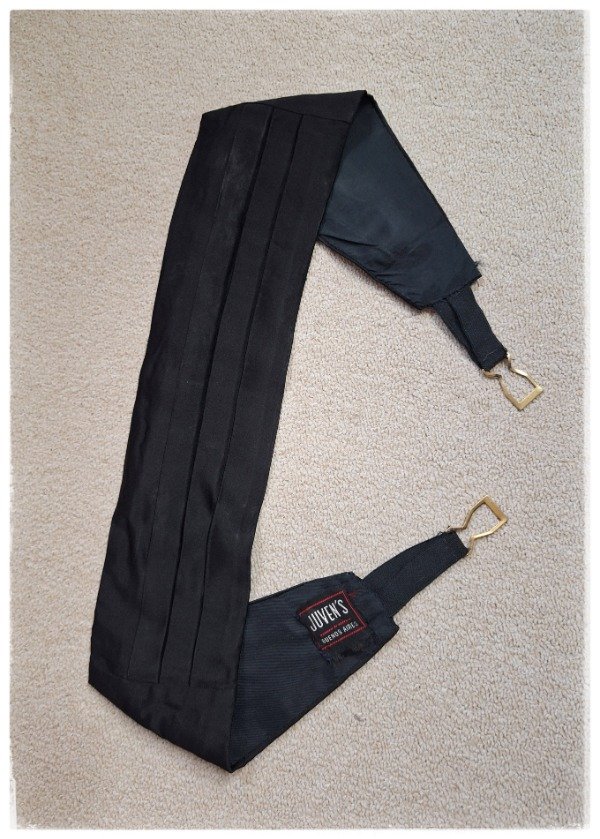 Producto - Faja de esmoquin Negro