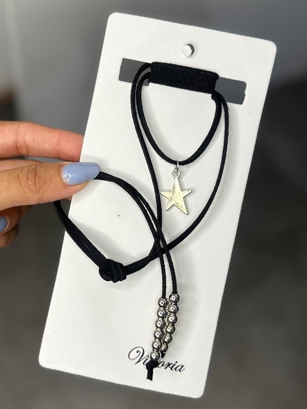 Producto - Choker estre negro