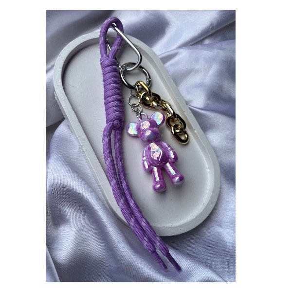 Producto - Llavero oso lila