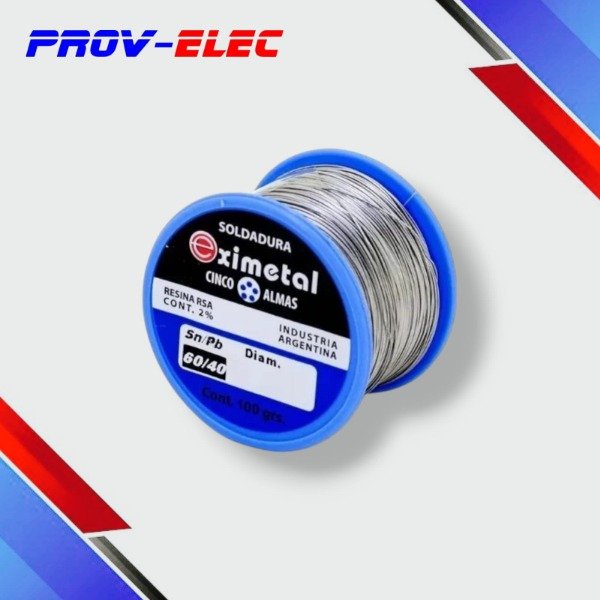 Producto - ESTAÑO ROLLO 100g. EXIMETAL
