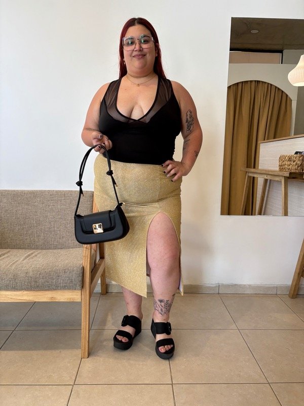 Producto - Falda PARTY dorado