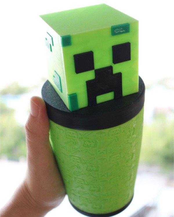 Producto - Vaso Creeper (Minecraft)