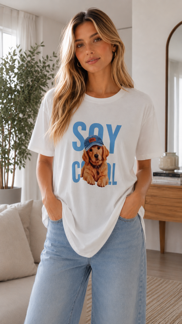 Producto - REMERA SOY COOL (BLANCO)