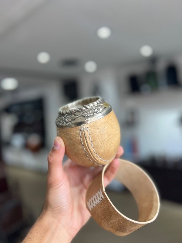 Producto - TORPEDO CRIOLLO URUGUAYO CUERO CRUDO VIROLA ALPACA CINCELADA EXCLUSIVO - 2