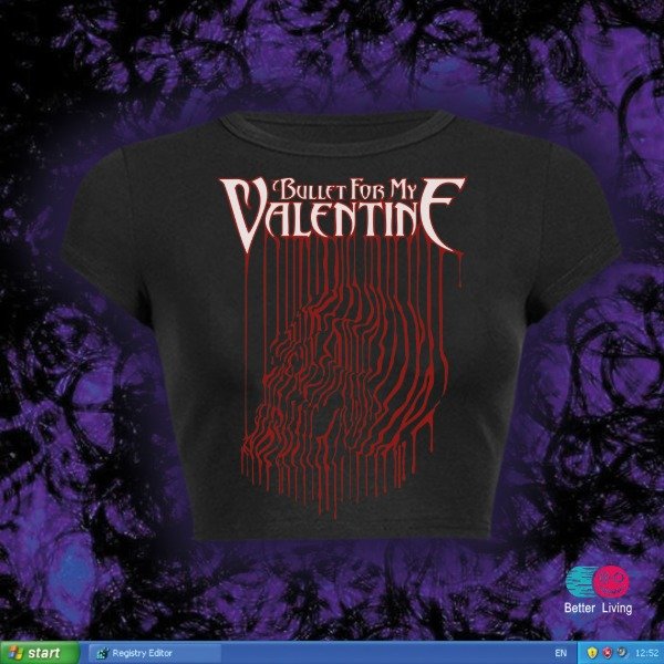 Producto - Skull blood - baby tee