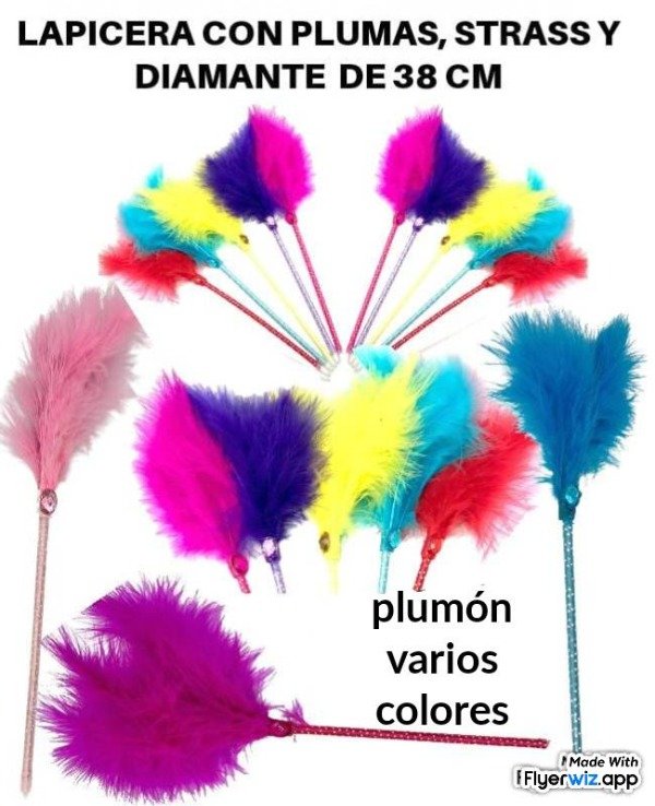 Producto - Lapicera de plumas x 10 unid