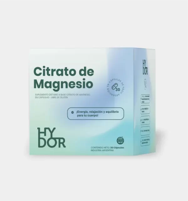 Producto - CITRATO DE MAGNESIO (Cápsulas x 30 unid) - HYDOR