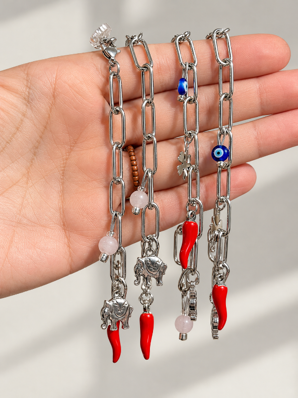 Producto - Pulsera AMULETOS (ACERO QUIRÚRGICO)
