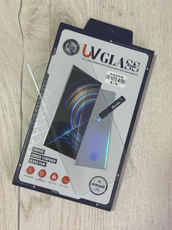 Producto - PROTECTOR DE PANTALLA CURVO UV INFINIX NOTE 40 PRO