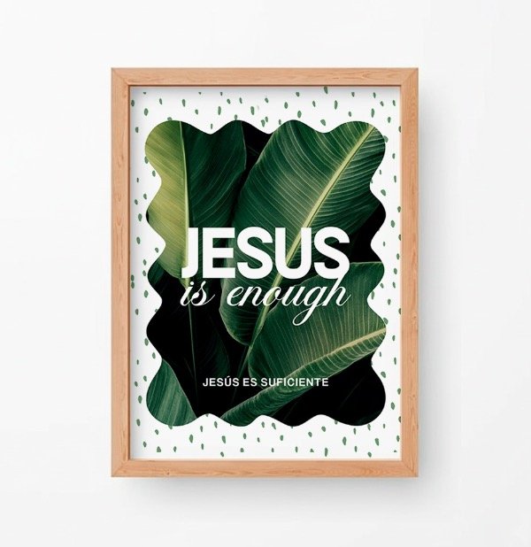 Producto - Cuadro "JESÚS ES SUFICIENTE"