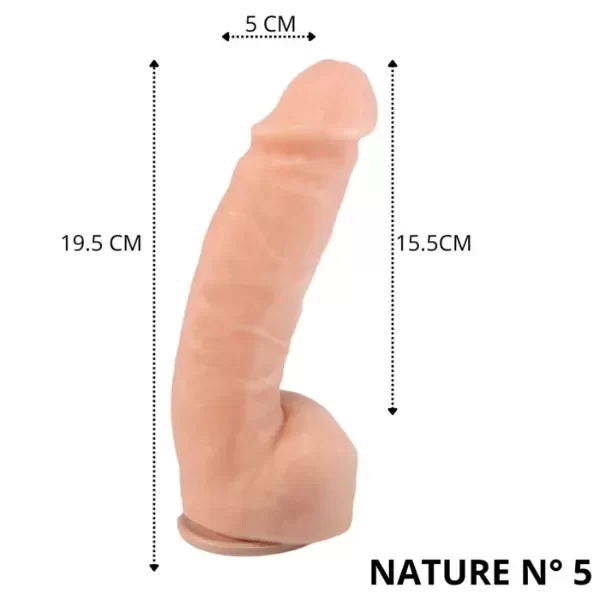 Producto - Dildo Nature Nude N 5 - REAL SKIN - 2