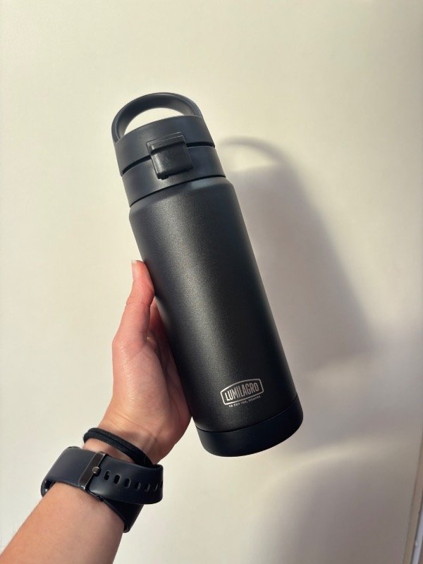 Producto - Botella Black Lumilagro (acero inoxidable)