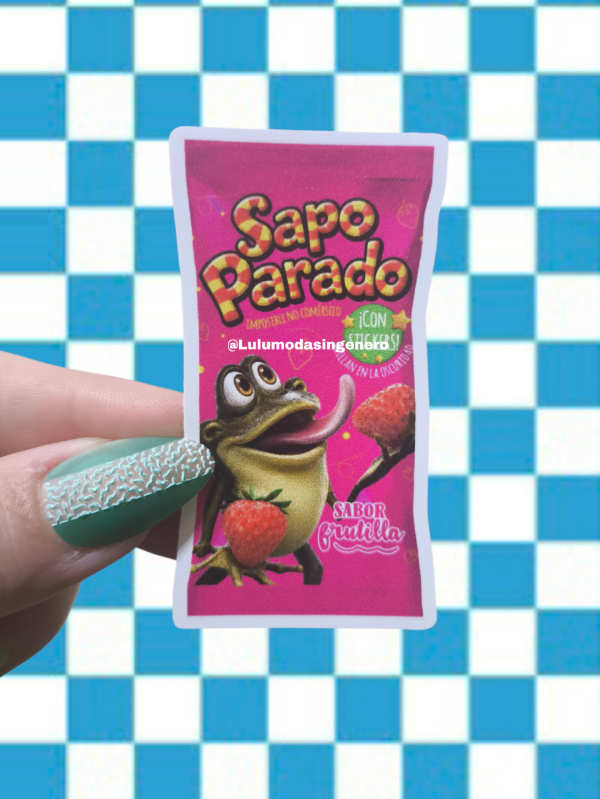 Producto - Sticker Vinilo sapo parado golosina Martin cirio