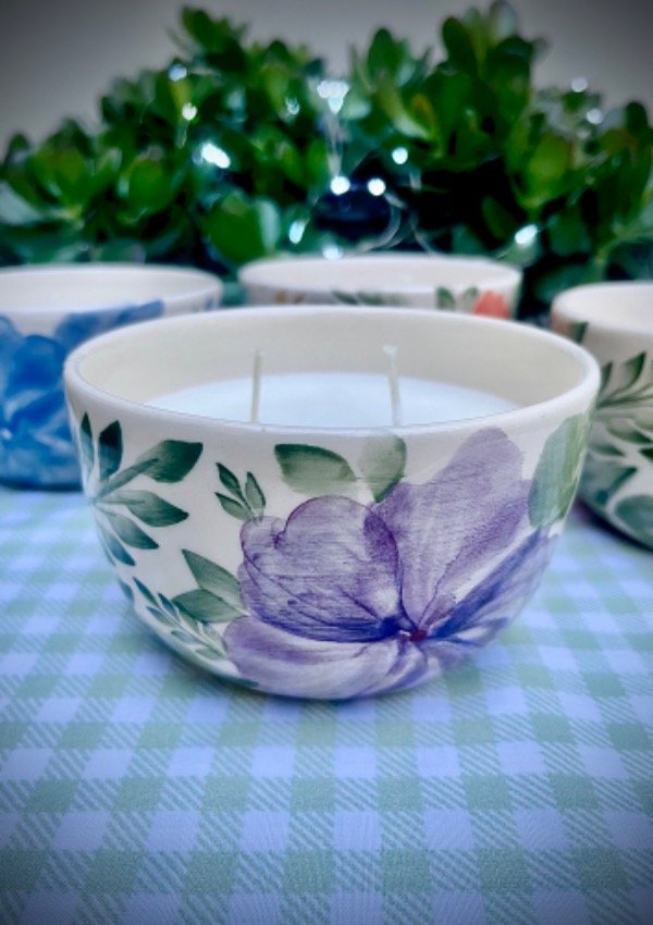 Producto - Vela Jo violeta (peonía/oliva)