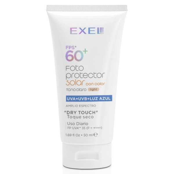 Producto - Exel Protector Solar Toque Seco FPS 60 Tono Claro