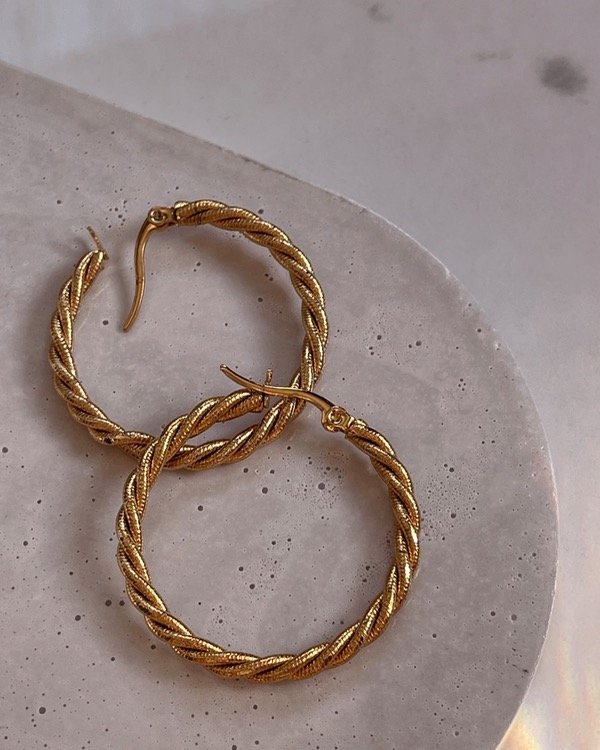 Producto - Argollas doradas 35mm