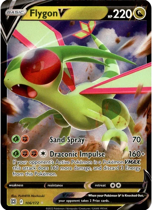 Producto - Flygon V - 106/172 - Brilliant Stars - Holo
