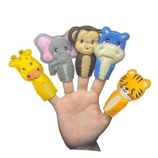 Producto - Titeres de dedos Safari