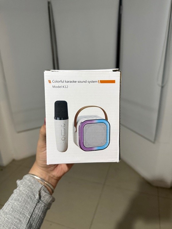 Producto - PARLANTE BLUETOOTH RGB 2 MICROFONO KARAOKE