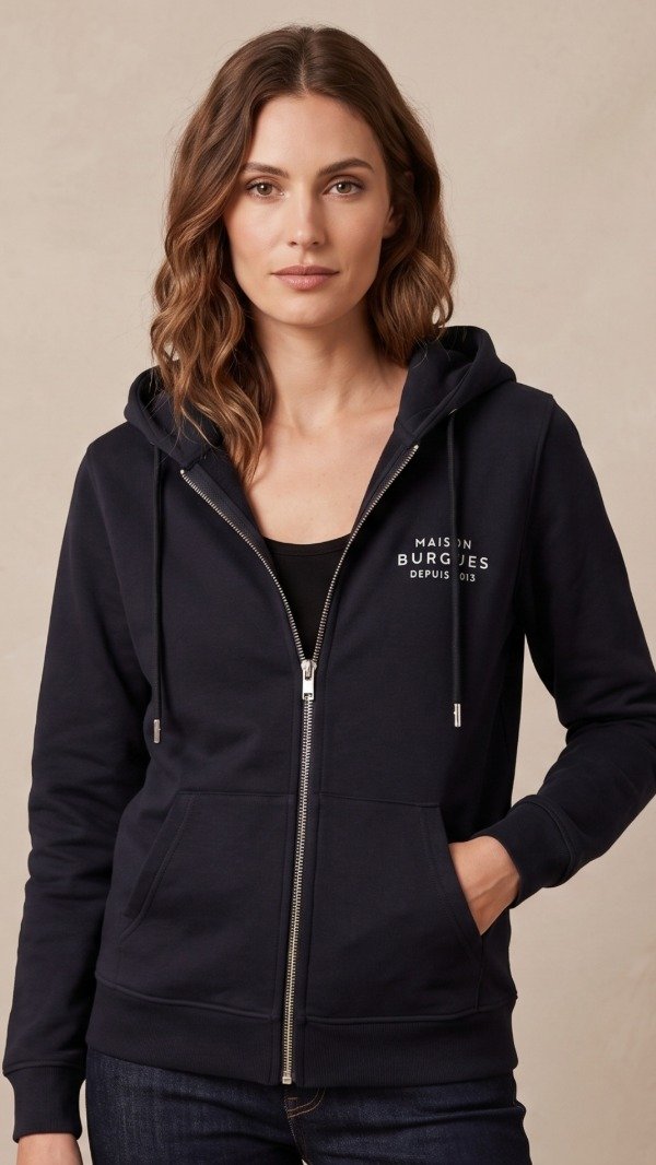 Producto - CAMPERA CON FRIZA BURGUES