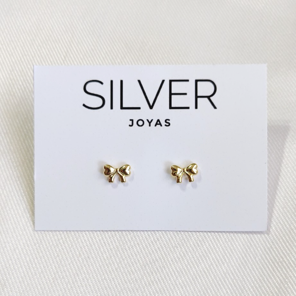 Producto - Aros moñitos dorados EO