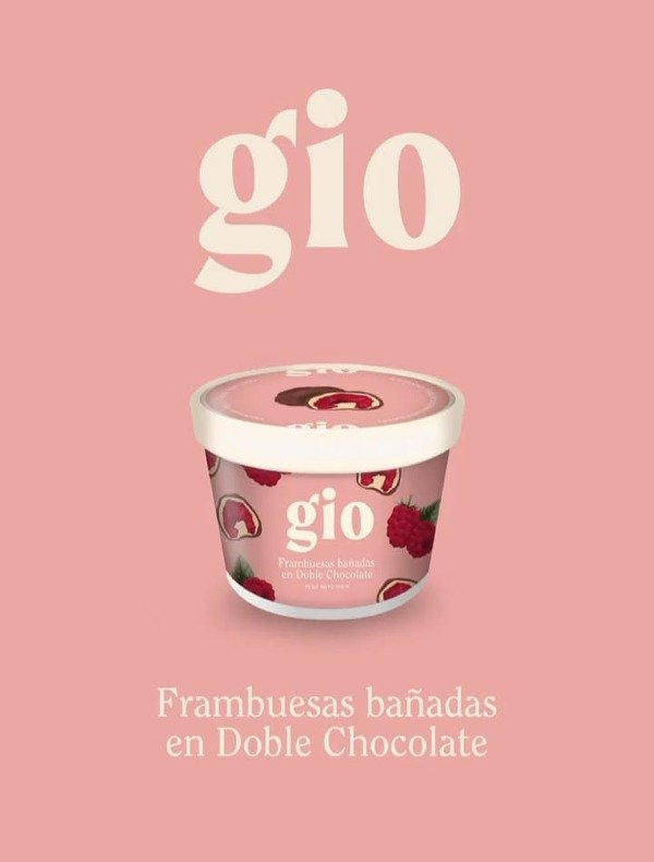 Producto - Frambuesas Doble Chocolate Gio