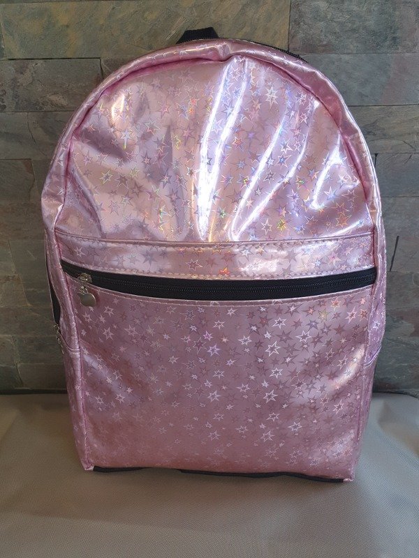 Producto - Mochila Grande Espejo Star Rosa
