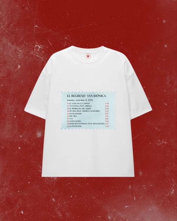 Producto - El Regreso Playlist - Remera Oversize