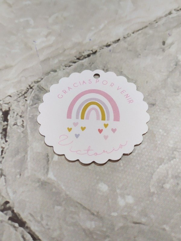 Producto - Tag Cumpleaños [Modelo Arcoíris] - 4