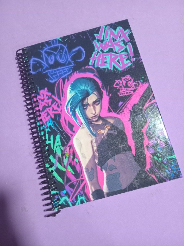 Producto - Cuaderno A5 Jinx Arcane