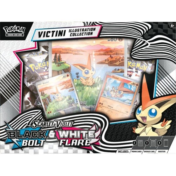 Producto - Black Bolt / White Flare Unova Victini Illustration Collection - INGLES SELLADA