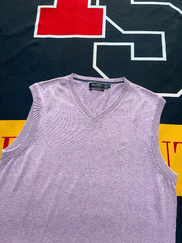 Producto - Chaleco Nautica lila. Talle M