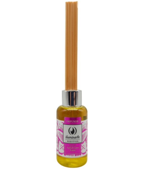 Producto - DIFUSOR DE AMBIENTES ILUMINARTE PRESTIGE 60ml - TUTTI FRUTTI GUM