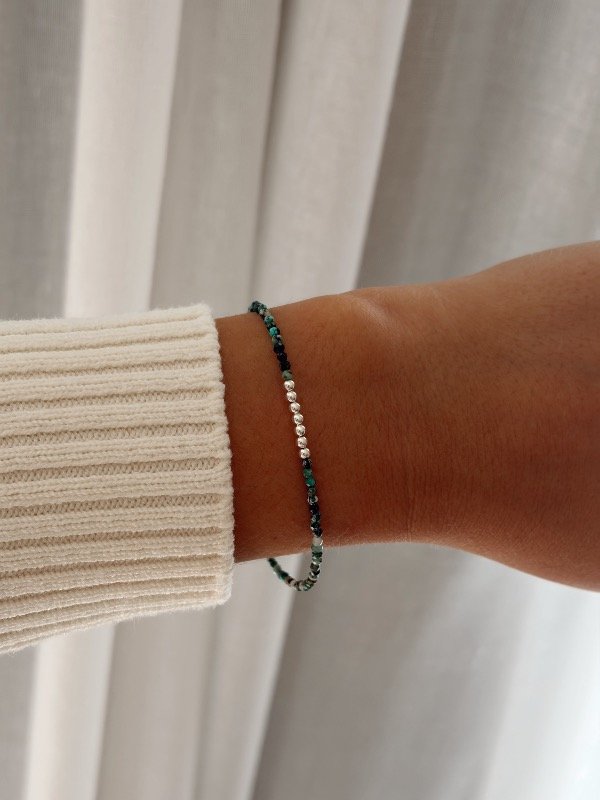 Producto - PULSERA MIX TURQUESA PELOTITAS