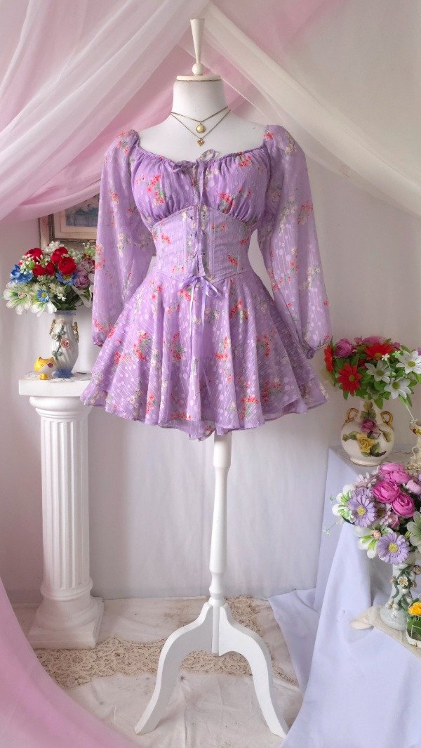 Producto - Vestido Coquette Mia Lila! IMPORTADO NUEVO - 5
