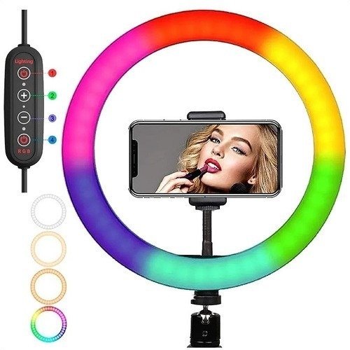 Producto - ARO DE LUZ RGB 14'' MJ36