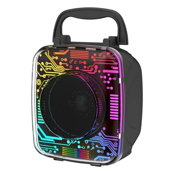 Producto - Parlante 3 pulgadas mini con luz y porta celular